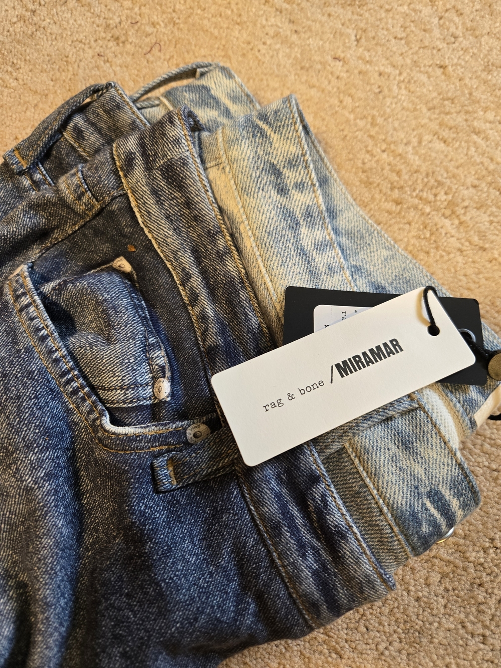 rag & bone Miramar Logan Layered Wide-Leg Pant 29 - Picture 6 of 10